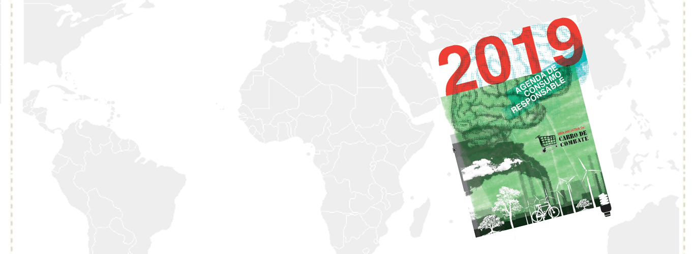 #slidecaption1 El próximo año consumir de forma responsable será más fácil que nuncaConsigue una copia de nuestra Agenda de Consumo Responsable 2019